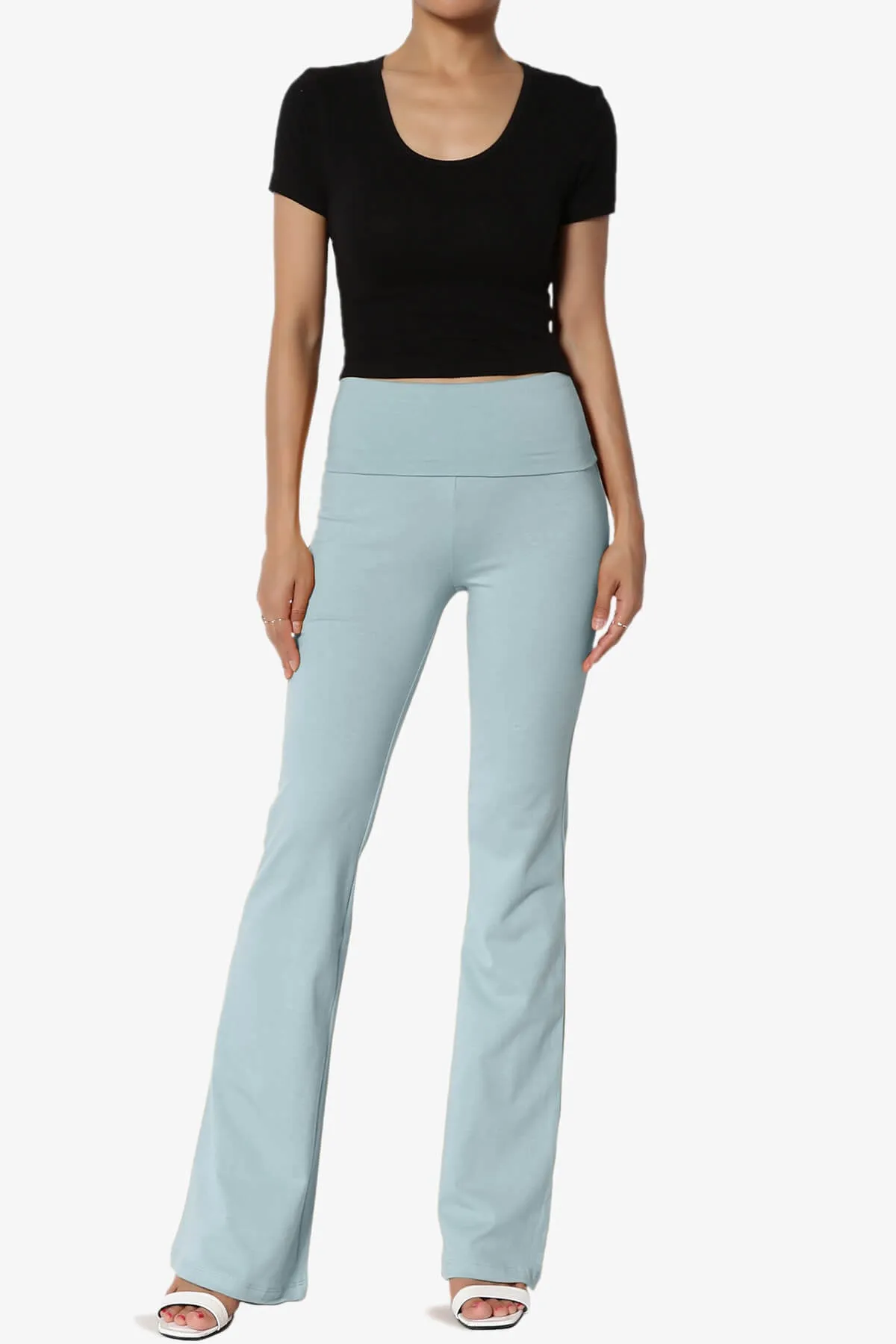 Sara Foldover Waist Yoga Pants PLUS
